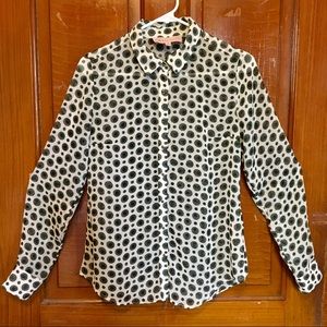 Sheer Patterned Blouse